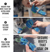 Canada Pooch Dog Boots for Hot Pavement - Dog Boots & Paw Protectors with Anti Slip Rubber | Water Friendly, Breathable Dog Shoes for Hot Days, Great for Dogs Grey - Size 5
