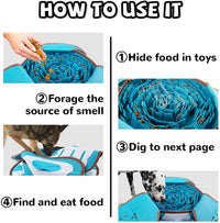 AWOOF Pet Snuffle Mat for Dogs - blue - image 3