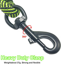 MayPaw Rope Dog Leash, Thick Leash for Medium Large Dogs - green black / 1/2" * 10' - image 2