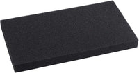 AQUANEAT Aquarium Filter Sponge Open Cell Foam Sheet Bio Sponge Filter Media Pad HMF Fish Tank Sump Divider (23" Lx 12.25" W x 2" H, Black)