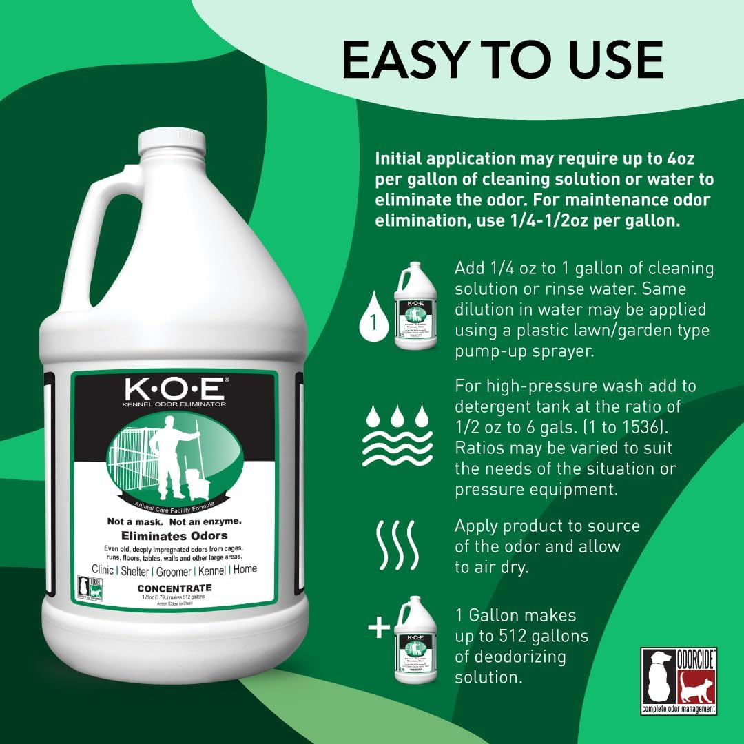 Odorcide KOE Fresh Scent Concentrate - Original / 128 Fl Oz - image 2