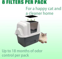 8Pcs Carbon Filters Compatible with LR 4 - 0.5IN VN Filters - image 4