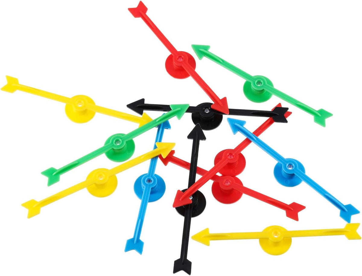 CHENGU 25 Pcs Game Spinners Arrow 4 Inch Plastic for Classroom Party – Fun for Kids & Family - image 2