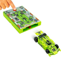FLAT 2 FAST Original Speed Card Racer - Speed - 1 Pack / Neon Green
