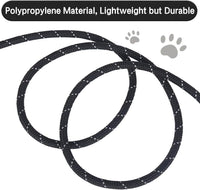 Vivifying Floating Long Dog Leash - 20ft / Black - image 2