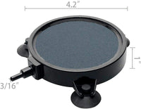 PINVNBY 4.2-Inch Air Stone Disc Bubble Diffuser with Suction Cups - 8 PCS - image 3