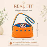 Cat Sling Carrier for Cats and Kittens - Orange-Small - image 4