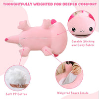TOYSYM Weighted Stuffed Animals - Axolotl / Medium - image 4