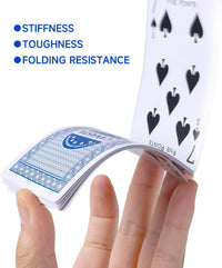 GSE canasta cards, 6-deck blue set with printed point values - view 18