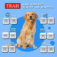 TRAH 3-3/4FC Blade Dog Grooming Clipper Replacement Blades Compatible - 40# 0.25mm (3 Packs) - image 2