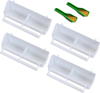 [2 Pack] Seneme Bird Water Dispenser for Cage - 4 Pack
