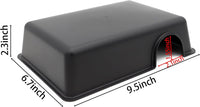 Reptile Hide Box Snake Hide Feel Secure and Safe, Gecko Hide - Black / Large 4 pcs - image 2