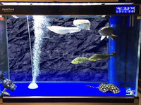 VIP. LINE 3D Effect Black Stone Texture Aquarium Background Poster - 60" x 30"/ 152 x 76cm - image 3