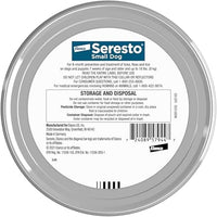 Seresto Small Dog Vet-Recommended Flea & Tick Treatment & Prevention Collar for Dogs Under 18 lbs. | 8 Months Protection