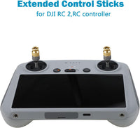 Hanatora aluminum extension joysticks for DJI RC and RC 2 drone controllers, pair - view 4