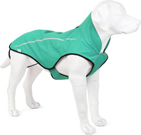 Mile High Life Dog Raincoat - S Chest 22"-25" / Green - image 4