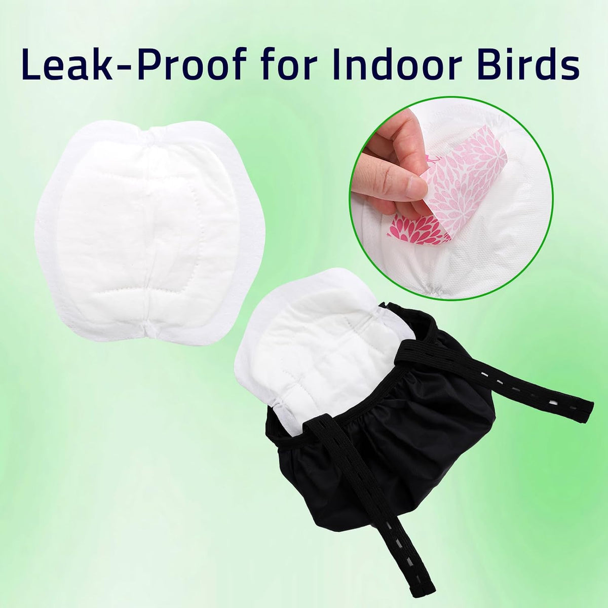 Adjustable Chicken Harness Diaper - Small / Red - image 4
