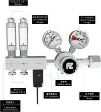 FZONE Pro Dual Stage Aquarium CO2 Regulator CGA320 for Aquarium Plant - image 2