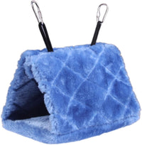 Vktech Plush Snuggle Bird Hammock Hanging Snuggle Cave Happy Hut Bird