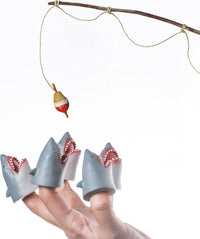 Shark Finger Puppet, Funny Animal Toy for Gifts - 5 PCS - image 2