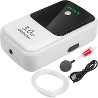 Rechargeable Aerator Portable Fish Bait Bucket Aquarium Air Pump – Essentials for Fish - 4000mAh