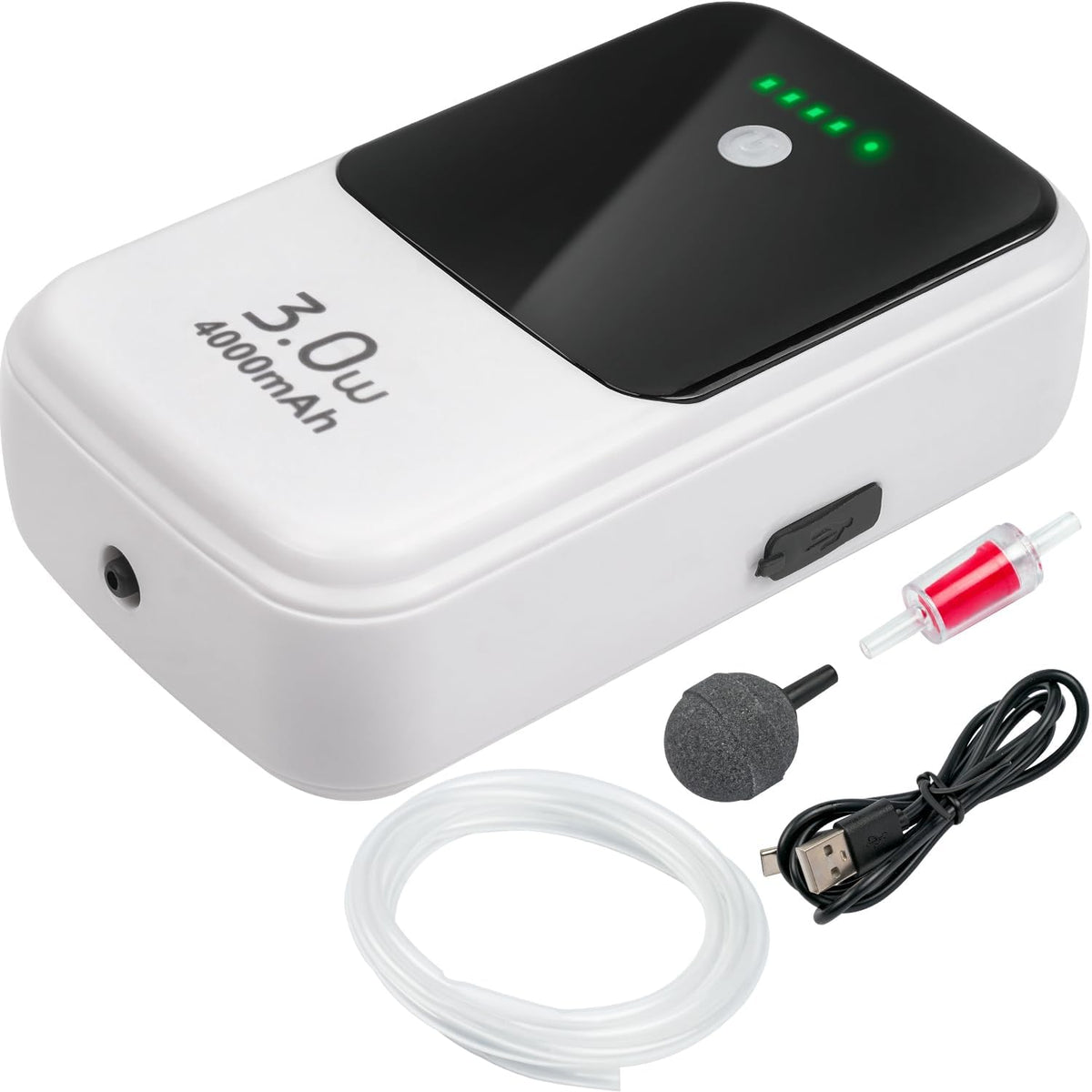 Rechargeable Aerator Portable Fish Bait Bucket Aquarium Air Pump – Essentials for Fish - 4000mAh