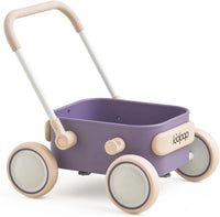 PULA Baby Push Walker with Wheels Toddler Wagon for First Learner - Purple