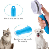 Self Cleaning Slicker Brush - 2Pack Blue - image 4