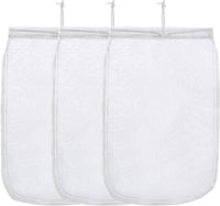 Aquarium Extra Fine Media Filter Bag 7.5"*3.6" 3 Pack – Essentials for Fish - 12"*8" (3 pack)