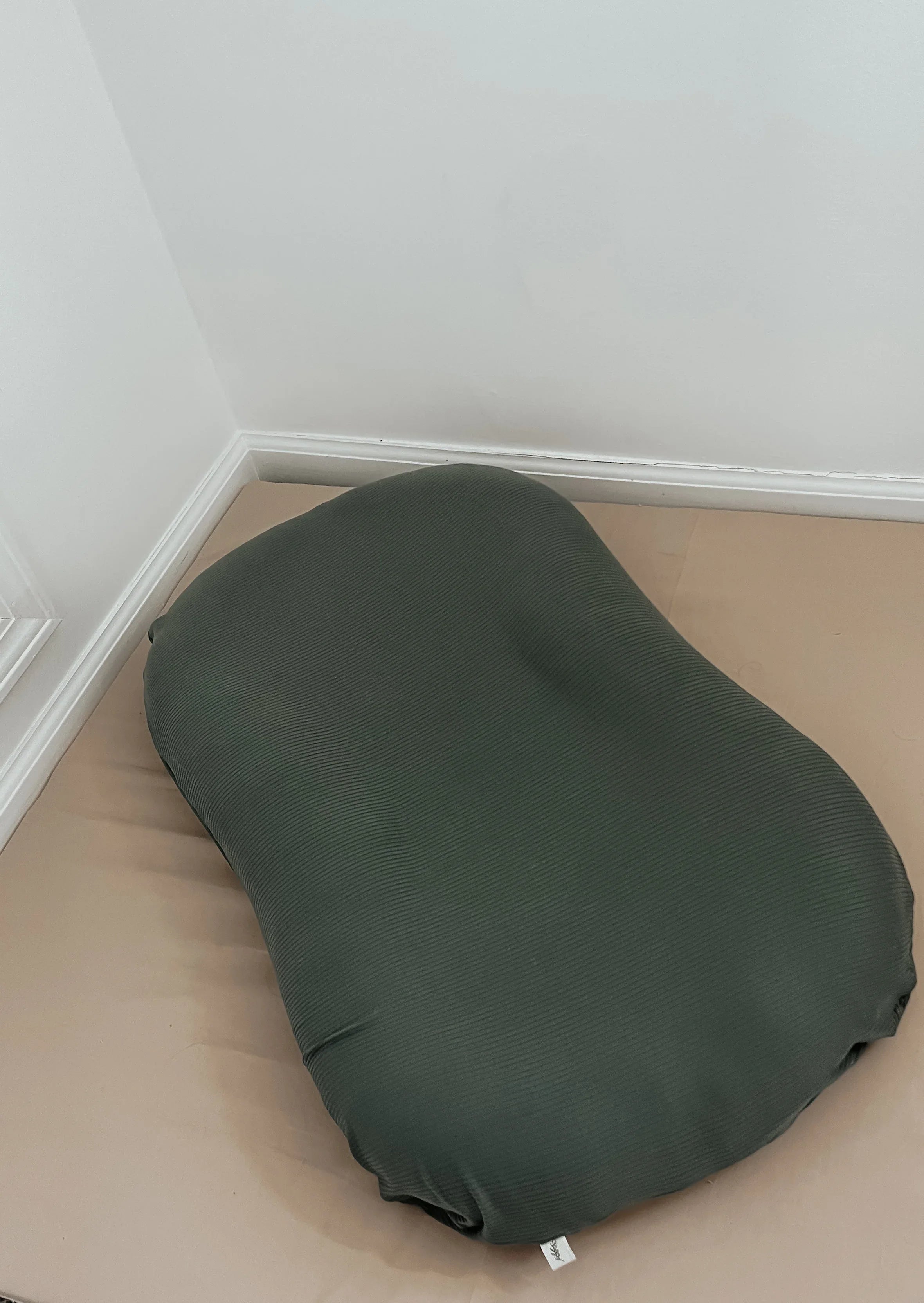 Moss Ribbed Baby Lounger Cover - BIG FRENCHIES