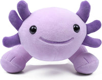 Axolotl Plush Toy, 10.8” Soft Cute Axolotl Stuffed Cotton Plush Pillow Kawaii Salamander Animal - Purple - image 3