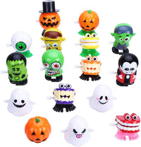 CCINEE Halloween wind-up toys, 16 piece set of clockwork pumpkins, ghosts and zombies - view 2