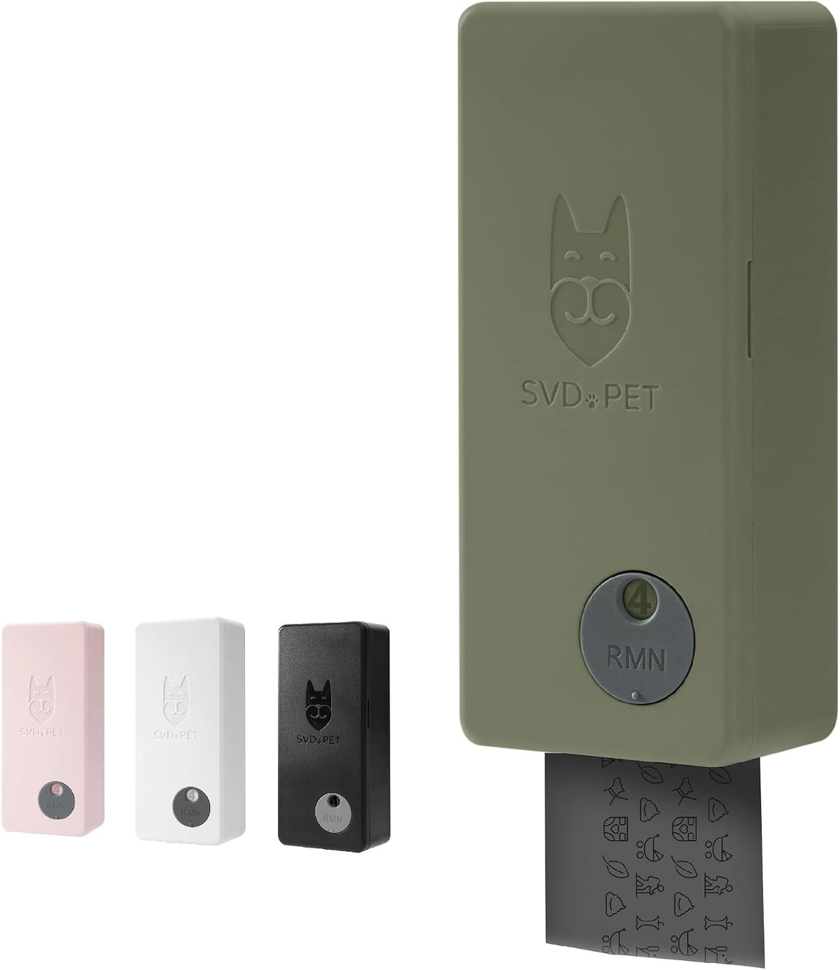 SVD.PET Dog Poop Bag Dispenser - Army Green / Dispenser only