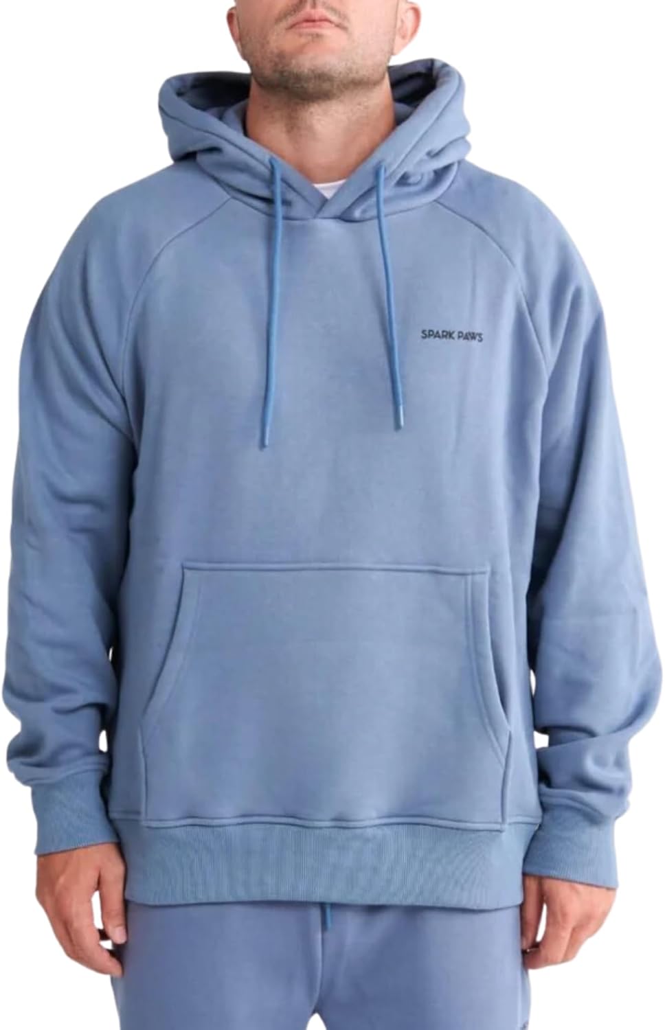 Spark Paws Human Hoodie, Matching Dog and Owner Clothes - Medium / Slate Blue