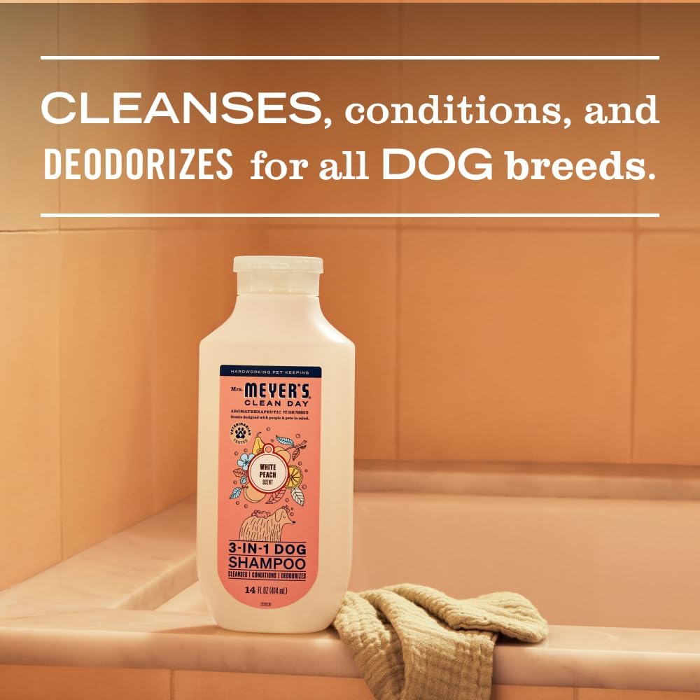 MRS. MEYER'S Clean Day Dog Deodorizing Spray, White Peach Scent - White Peach / 14oz - image 3