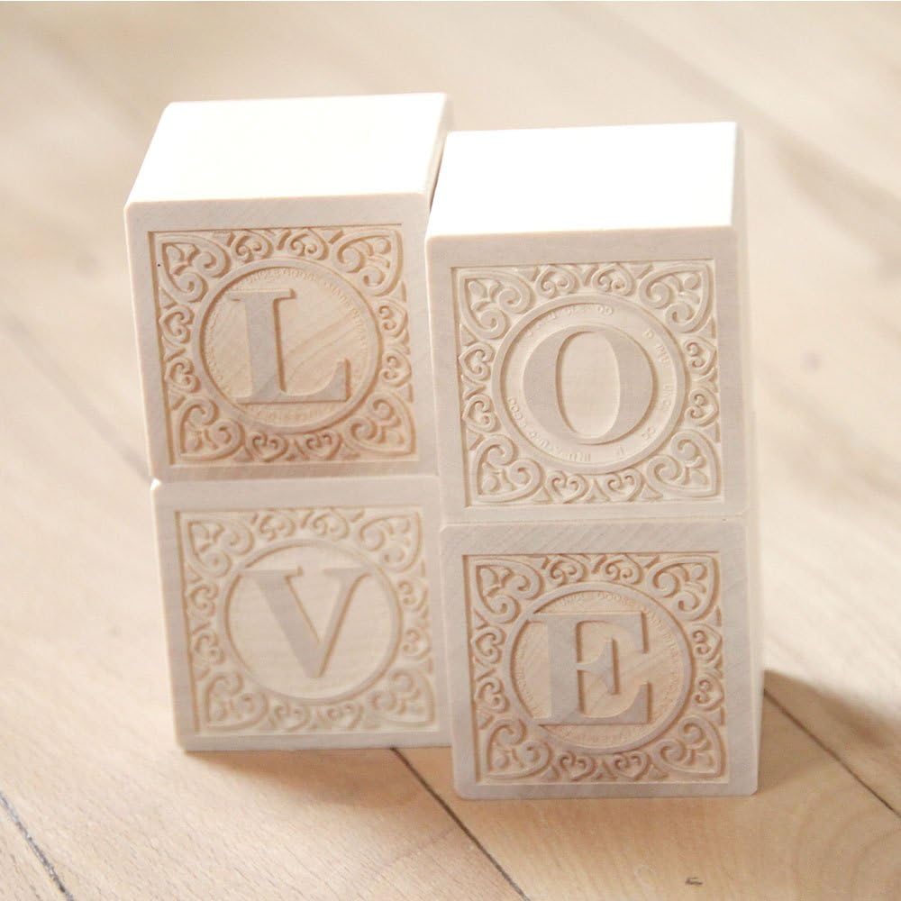 Uncle Goose Uppercase Alphablank Blocks, Made in The USA - image 2