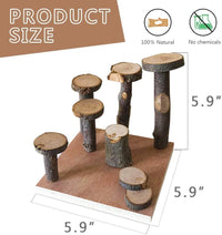 Wooden Hamster Platform Climb Toy Cage Accessories for Gerbil Dwarf - Medium - image 2