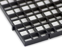 Aquarium Fish Tank Bottom Isolation 8 Pcs, Plastic Egg Crate – Essentials for Fish - S 4pcs Black - image 4