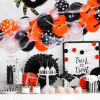 12 black glitter Halloween bat cupcake toppers in 4 patterns on cupcakes - view 11