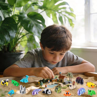 Celltestria 18PCS 3D Printed Skeleton Fidget Toys with Coffin Storage - 120Pcs Mini Animals - image 4