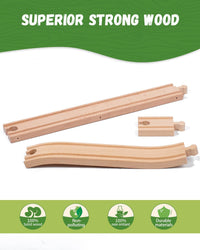 Payarma wooden train track accessories with double suspension bridge and tracks - view 4