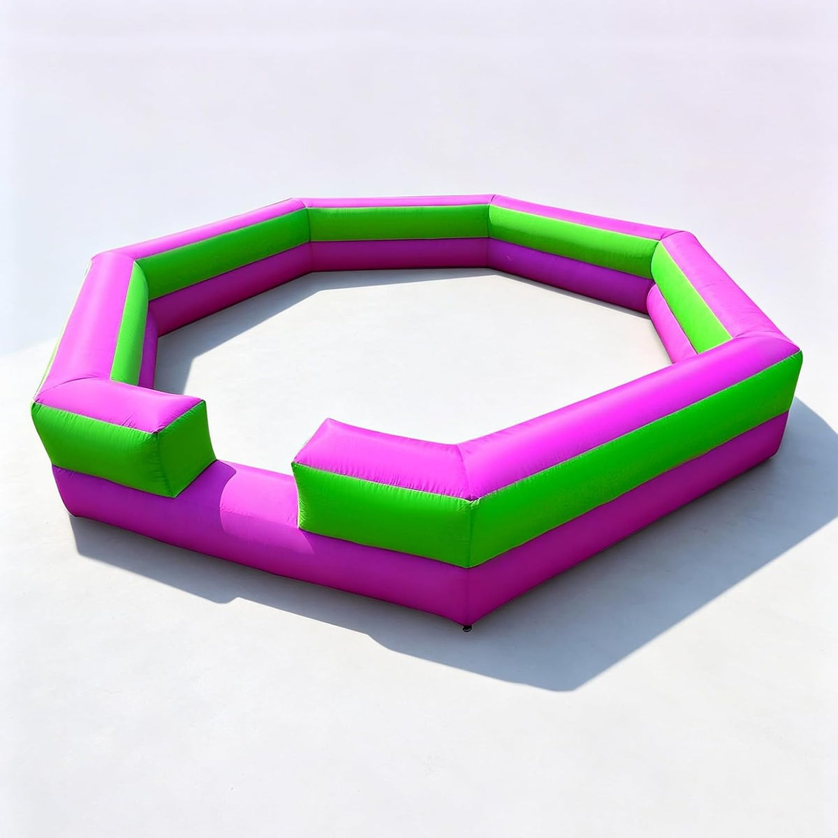 WARSUN 15 ft inflatable gaga ball pit with notched entry and built-in blower - view 4
