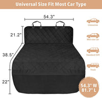 F-color SUV Cargo Liner for Dogs - Black / Medium - 81" Long - image 2