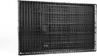 Amazon Basics Durable, Foldable Metal Wire Dog Crate with Tray, Double Door, 48 x 30 x 32.5 in, Black