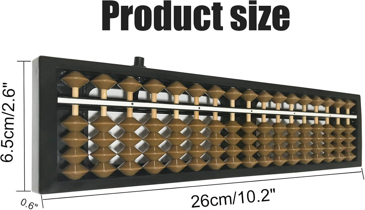 Digit Standard Abacus Soroban Professional 17 Column Math Abacus - Cofei - image 2