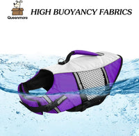 Dog Life Jacket, Small Float Vest for Swimming Boating Kayaking - Medium / Purple - image 2