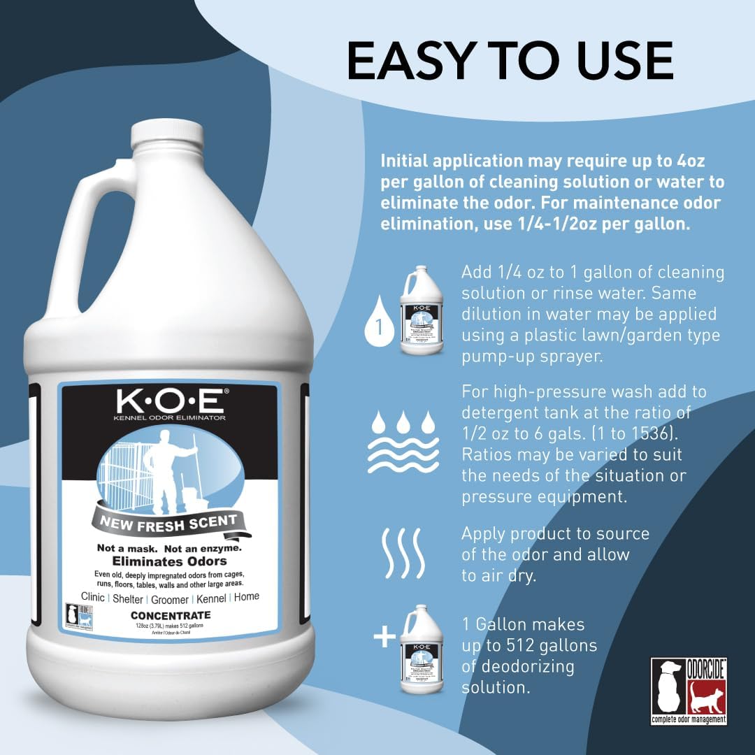 Odorcide KOE Fresh Scent Concentrate - Fresh Scent / 128 Fl Oz - image 2