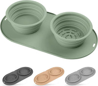 Puppy Dog Bowl, Travel Bowls Dog Food Bowls&Dog Water Bowls - green