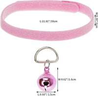 24Pcs Tiny Kitten Collar Puppy Whelping Collars with Bell for Newborn - image 3
