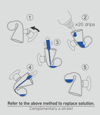 Aquarium CO2 Drop Checker CO2 Indicator – Essentials for Fish - Drop checker (Glass) - image 3